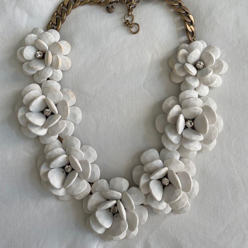 JCrew floral necklace